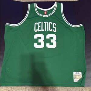 Mitchell & Ness Green and White Celtics Throwback Jersey